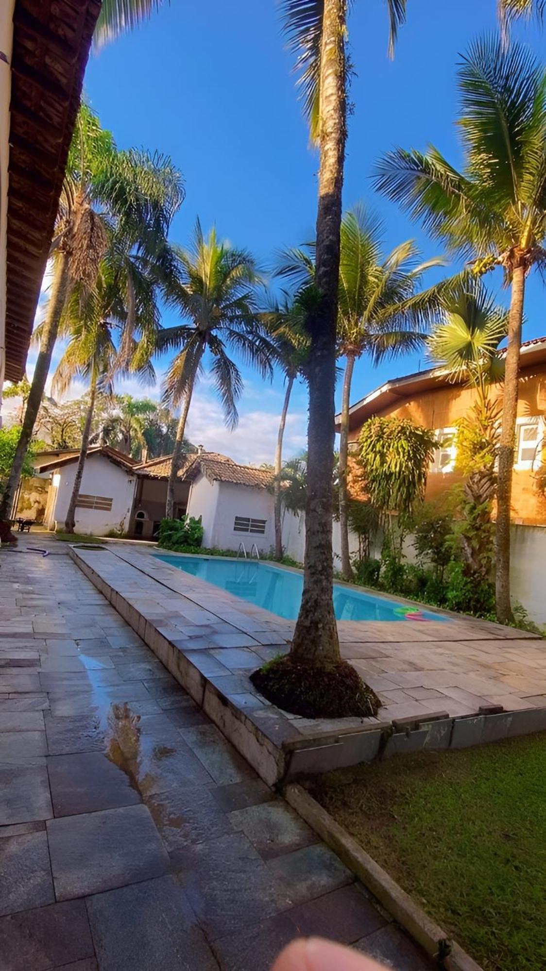 Casarao No Guaruja Com Piscina Villa Dış mekan fotoğraf