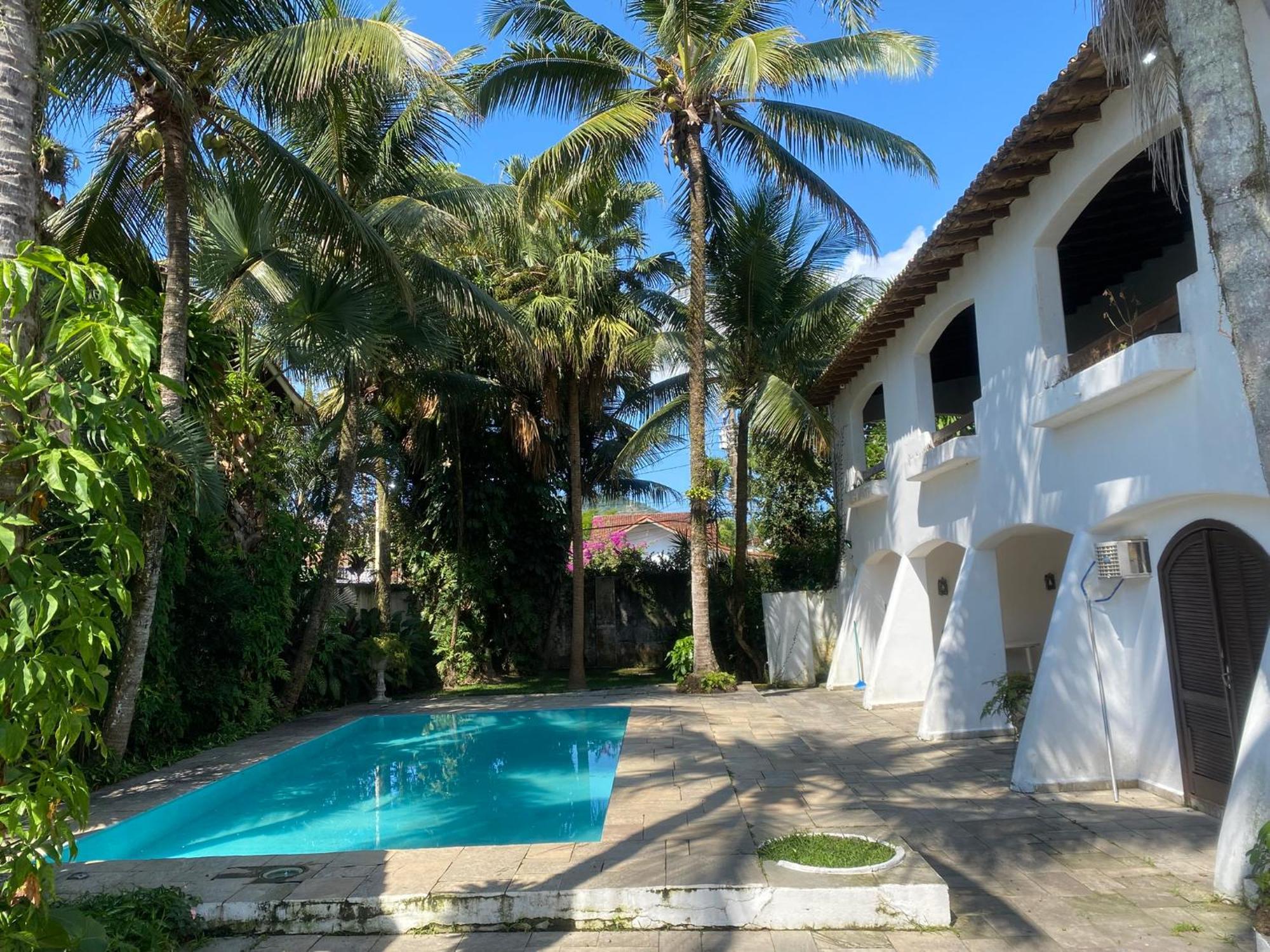 Casarao No Guaruja Com Piscina Villa Dış mekan fotoğraf